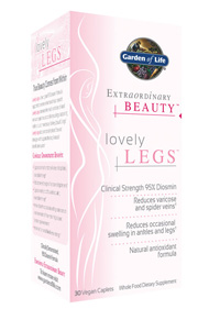 Until now, the clinically-studied ingredient found in Lovely Legs, 95% diosmin, has only been available in Europe where it has been widely prescribed by doctors for decades. But now, Garden of Life offers hope to those who are seeking lovelier legs..