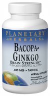 Planetary Herbals Bacopa-Ginkgo Brain Strength features concentrated and standardized extracts of bacopa and Ginkgo biloba. These are combined with other classic Ayurvedic herbs traditionally renowned for their ability to support mental acuity..