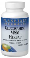 Planetary Herbals Glucosamine MSM Herbal combines the nutrients D-glucosamine sulfate, methylsulfonylmethane and molybdenum with herbs from around the world that have been traditionally used to support bone and joint function. Recent scientific research shows that glucosamine and MSM can help support healthy connective tissue and joint function..