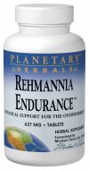Planetary Herbals Rehmannia Endurance is based on the classic Chinese tonifier Rehmannia Six: Liu Wei Di Huang Wan, one of the most strengthening tonics of Chinese herbalism. Traditionally, it was used for those who are tired and run down from overwork and inadequate rest due to a fast-paced lifestyle..