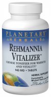 Planetary Herbals Rehmannia Vitalizer is based on the classic Chinese tonifier Rehmannia Eight (Ba Wei Di Huang Wan), one of the most strengthening tonics of Chinese herbalism. Traditionally it was used to build warmth and vitality..