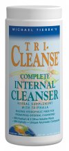 Tri-Cleanse- A Balanced Approach to Internal Cleansing Many of today's bulking agents and internal cleansers produce noticeable and seemingly beneficial effects. However, it is important to proceed with care when using such products. While most bulking fibers are beneficial for elimination, they can impair assimilation, or may include dependency forming laxative agents, such as buckhorn, cascara, rhubarb, or senna. Planetary Herbals Tri-Cleanse is different. It is formulated specifically to support digestive and eliminative functions without causing weakness or dependency. Some of the most highly respected bulking fibers, including psyllium and flax seeds, are combined with the legendary Triphala combination of Ayurvedic herbalism, and with the digestive-supporting warming carminatives anise and ginger. The result is a comprehensive approach to internal cleansing..