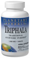 Planetary Herbals Triphala is a potent, yet gentle formula designed to support the bodys natural cleansing process. Michael Tierra learned about Triphala while studying Ayurveda in India and subsequently introduced it to the United States. It has been one of the most important formulas of Ayurvedic herbalism for thousands of years. Used as a household staple throughout India, Triphala is a balanced blend of three Indian herbal fruits: harada, amla, and behada. This formula is unique in that the astringent qualities of the fruits serve to tonify the colon, thereby promoting internal cleansing naturally..