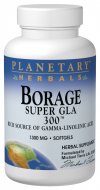 Planetary Herbals Borage Super GLA 300 is a specially prepared oil concentrate pressed from the seeds of the borage plant (Borago officinalis), using a specialized, solvent-free, cold-pressed extraction technique. Borage seeds are a rich source of essential fatty acids, including gamma-linolenic acid (GLA), which are essential for human health. These fatty acids are necessary for maintaining the fluidity and flexibility of every cell membrane, and are integral in supporting the body's normal production of prostaglandins..