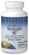 Planetary Herbals Full Spectrum Milk Thistle Seed Extract is a highly concentrated extract of milk thistle seeds (Silybum marianum) that modern research has shown to support many aspects of a healthy liver. This extract delivers a total of 168 mg of silymarin, which is a mixture of flavanolignans including silybin, silydianin and silychristin, and matches the constituent profile of extracts used in human research studies. Extra milk thistle seeds are added to ensure the presence of important secondary compounds..