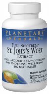 Full Spectrum St. John's Wort Extract (600mg 60 tablets) Planetary Herbals