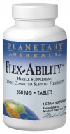 Planetary Herbals Flex-Ability is a classic Chinese formula (Shujin Chih), traditionally used to support muscles, bones and normal circulation. It has been widely used in Asia by athletes, martial artists and the elderly to support normal flexibility..
