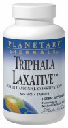 Triphala Laxative is a unique combination of the legendary Ayurvedic blend Triphala combined with key intestinal cleansers of Western herbalism for relief from occasional constipation. Unlike many laxatives, Triphala has been used traditionally to strengthen and tone as it cleanses, which helps to restore normalcy, health and efficiency to bowel function..