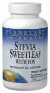 Planetary Herbals EarthSweet Stevia combines a highly potent stevia concentrate with fructooligosaccharides (FOS). Both are water extracted and non-bleached, avoiding the use of harsh or toxic chemicals. EarthSweet Stevia may help support healthy blood sugar levels when used as part of your diet. This product is suitable as a dietary supplement with your favorite foods or beverages..