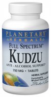 The roots and flowers of the common kudzu (Pueraria lobata) have been used historically in China for anti-alcohol support. Planetary Herbals Full Spectrum Kudzu provides the roots, flowers, and a high potency standardized extract to deliver a full spectrum of kudzu's constituents and benefits. In China, kudzu is also used to support winter health and relax tightness and spasms of the neck and shoulders..