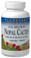 For centuries, nopal (Opuntia spp.) the Mexican prickly pear cactus, has been consumed as a source of food and health. Clinical research suggests that nopal helps support healthy glucose balance when consumed with meals as a regular part of a healthy diet. By aiding the cells in absorbing blood sugar for energy, Full Spectrum Nopal Cactus aids the body in energy production and sugar balance..