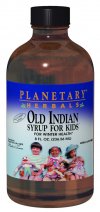 Old Indian Syrup For Kids combines potent botanicals from North American and Chinese herbal traditions for this comprehensive seasonal health supplement. This formula supports immune system response, easy breathing, healthy respiratory function and clear sinuses. It has a delicious natural cherry flavor kids like..