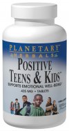 Planetary Herbals Positive Teens & Kids is a safe and natural herbal blend designed to provide deep nourishing support for the nervous system and to help maintain a happy and balanced mental outlook. Specifically designed for children and youth, Positive Teens & Kids features St. Johns wort, lemon balm, and bacopa, key botanicals for emotional balance and mental well-being..