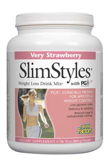 Natural Factors SlimStyles Weight Loss Drink Mix controls the appetite and reduces cravings to help lose weight the natural way..