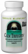 Calm Thoughts combines soothing botanicals such as St. John's wort, bacopa and Relora herbal blend, with supporting nutrients including GABA, L-theanine, magnesium, tyrosine, and folic acid, to provide a balanced formula for relaxed well-being..