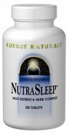 <b>NutraSleep</B> is a unique blend of natural ingredients providing vitamins minerals herbs taurine and the neurotransmitter GABA all known to be relaxing and soothing..