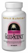 Gluco-Science (180 tabs) Source Naturals