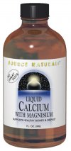 Calcium, magnesium, vitamin D-3, and zinc all play important roles in maintaining bone and muscle strength and elasticity. Studies have shown that an appropriate supplementation of these minerals to the diet can help to guard against bone loss and the risk of bone and muscle injury.
Source Naturals Liquid Calcium with Magnesium offers a combination of calcium, magnesium, vitamin D-3, and zinc in a great-tasting and highly assimilable liquid form for maintaining proper bone and muscle function..