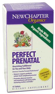 Perfect Prenatal (45 tablets) New Chapter Nutrition