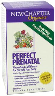 Perfect Prenatal (90 tablets) New Chapter Nutrition