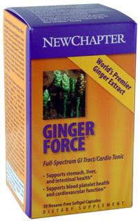 Gingerforce (30 soft gels) New Chapter Nutrition