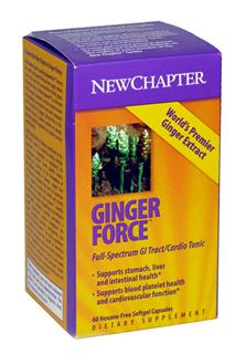 Gingerforce (60 soft gels) New Chapter Nutrition