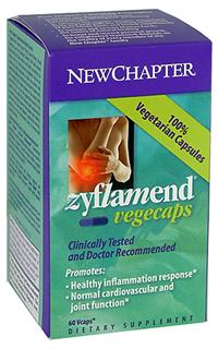 Zyflamend Vegecap - 100% Vegetarian Herbal Formula. New Chapter's patented Zyflamend formulation represents a scientific breakthrough in promoting a healthy inflammation response..