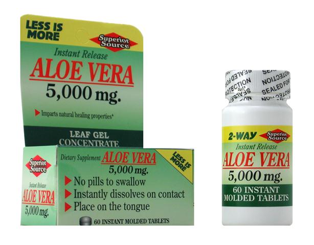 Aloe Vera  25mg imparts natural healing from the inside out. Perfect to take on the go, just place under your tongue and they dissolve instantly, no water needed..