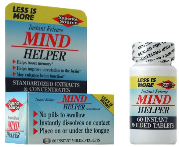 Mind Helper is an excellent blend of herbal extracts that improves circulation to the brain, stimulates memory and improves retention..