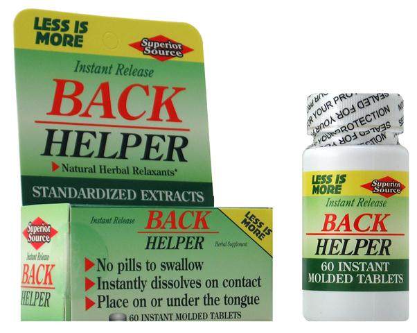 Standardized Herbal Extracts provide fast relief for muscle strain. .
