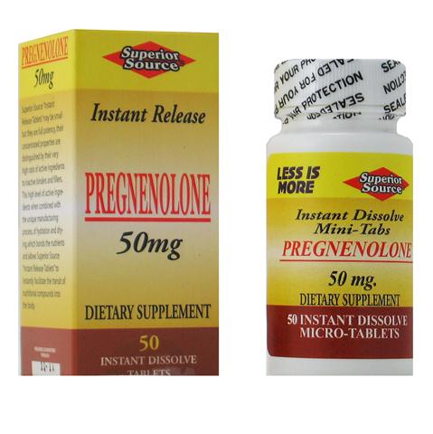 Superior Sources Pregnenolone delivers a 50 mg dose in an Instant Dissolving Mini Tablet to restore youthful levels of this all important hormone..