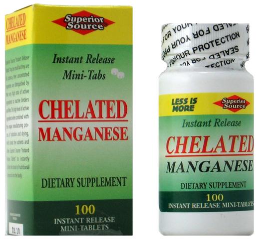 Chelated Manganese is used for protein and fat metabolism, balancing blood sugar and maintaining healthy nerves..