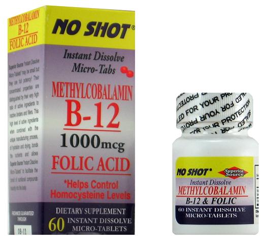 Help maintain a healthy nervous system with this formulation of Vitamin B12 and Folic Acid in an easy to take sublingual micro tablet..