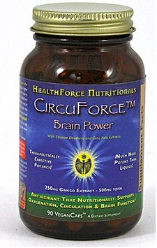 Circuforce Brain Power (formerly Ginkgo Biloba III+) is an excellent supplement to take if you are seeking to improve circulation, strengthen blood vessels, and give your brain and memory a boost..