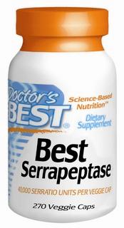 Serrapeptase, a proteolytic enzyme derived from the gut of the Japanese silkworm. Has been used in Europe and Asia for three decades..
