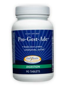 Get the most from the nutrients in your diet, Pro-Gest-Ade contains a high-potency blend of enzymes, plus pancreatic and other natural ingredients, that break down proteins, carbohydrates, and fats..