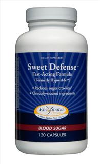 Fast acting formula Sweet Defense (formerly called Hypo-Ade) contains clinically studied ingredients for the reduction and management of sugar cravings..