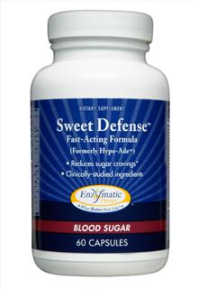 Nutrients that must be present in the diet for blood glucose, carbohydrate, and energy metabolism are provided in Sweet Defense (formerly Hypo-Ade), formulated by Enzymatic Therapy..