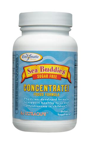 Sugar free Sea Buddies Concentrate is formulated to support healthy focus and attentiveness in children. The ingredients in this formula have been clinically studied to promote relaxation and support neurological health, healthy brain function, and healthy focus and attentiveness..