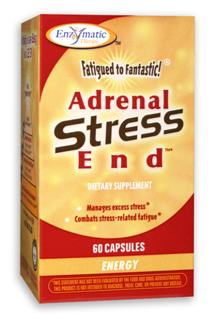 Adrenal Stress-End formula delivers essential nutrients to benefit adrenal gland function, combat stress-related fatigue, and manage excess stress..
