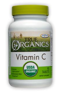Optimize your immune system, True Organics Vitamin C by Enzymatic Therapy.