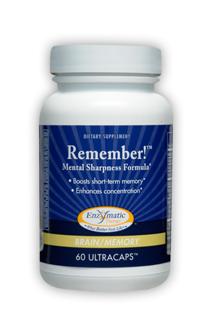 Natural supplement with ginkgo, B-vitamins, and clinically-studied herbs for promoting mental clarity, enhanced concentration and sharp focus..