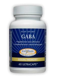 GABA regulates brain nerve cell functions and is referred to as the the brain's natural calming agent..