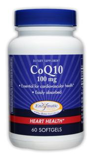 Essential component for cardiovascular health, CoQ10 100 mg softgels are easily digested and absorbed..