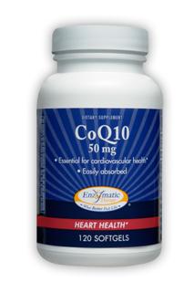 Essential component for cardiovascular health, CoQ10 50 mg softgels are easily digested and absorbed..