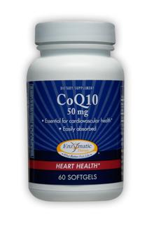 Essential component for cardiovascular health, CoQ10 50 mg softgels are easily digested and absorbed..