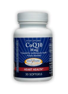 Essential component for cardiovascular health, CoQ10 30 mg softgels are easily digested and absorbed..
