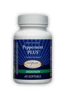Peppermint Plus enteric-coated softgels resist digestion in the stomach, and allow the formula to move to the intestines, where it's released for optimum benefit.The natural herbal combination of peppermint, rosemary, and thyme extracts soothe the intestine with antispasmodic effects..
