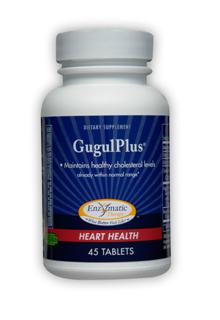 GugulPlus uses standardized guggul extract for the benefits of its desired compounds, Z-guggulsterones and E-guggulsterones. It also provides essential nutrients such as flush-free niacin, vitamin C, and chromium, with ginger root extract for synergistic support. These nutrients contribute to proper cholesterol functions in the body..