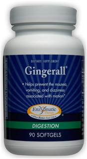Softgels with ginger extract that helps prevent nausea, vomiting and dizziness associated with motion..